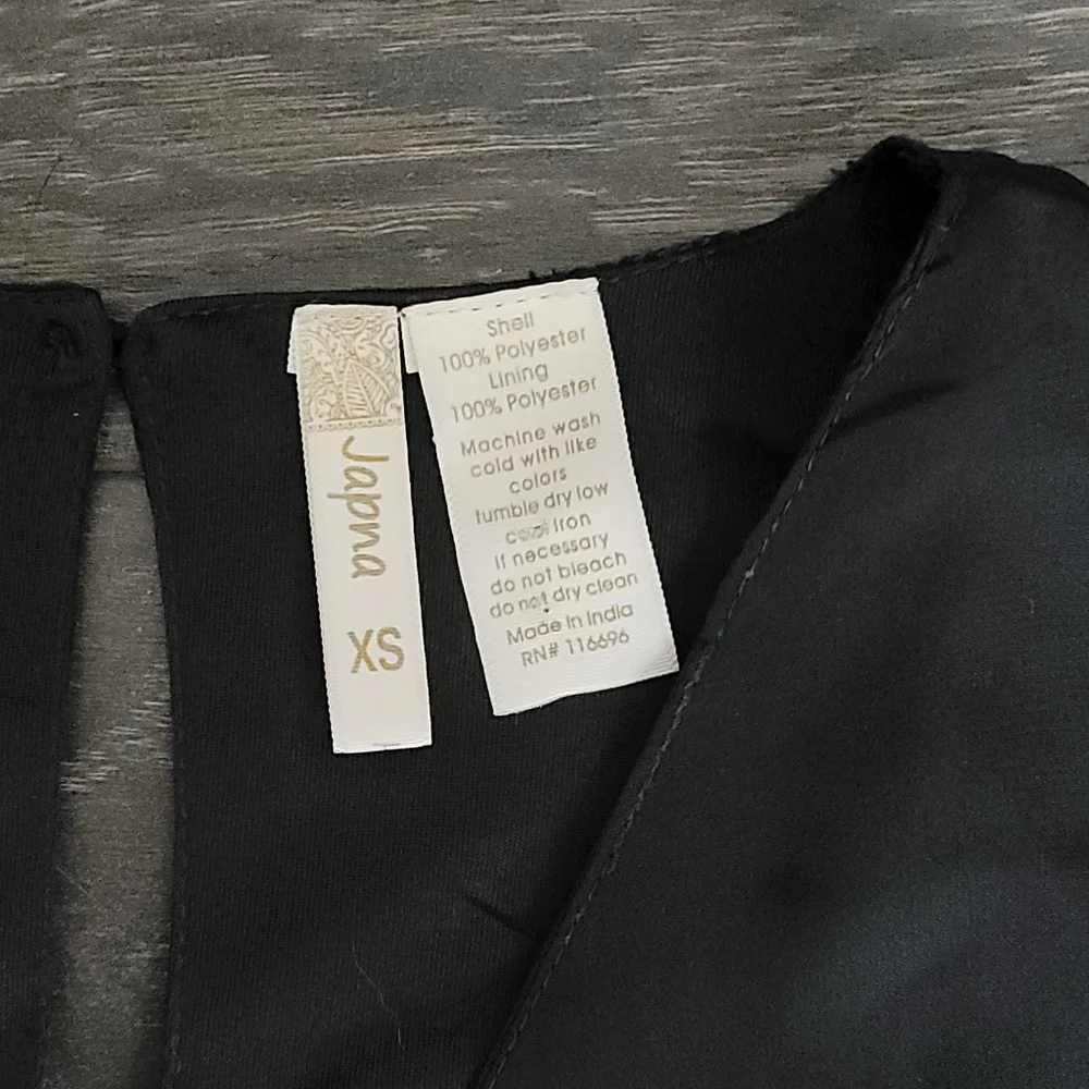 NWOT Flowy Black Dress - Picture 4 of 9